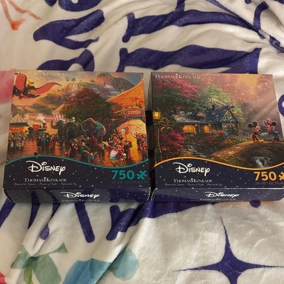 Disney Thomas Kinkade Dumbo & Mickey / Minnie Sets