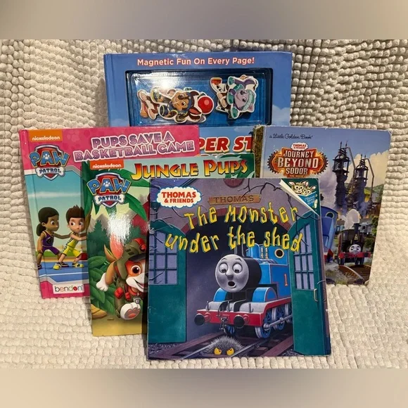 Book Bundle - Thomas & Friends - Paw Patrol - 5 Books included