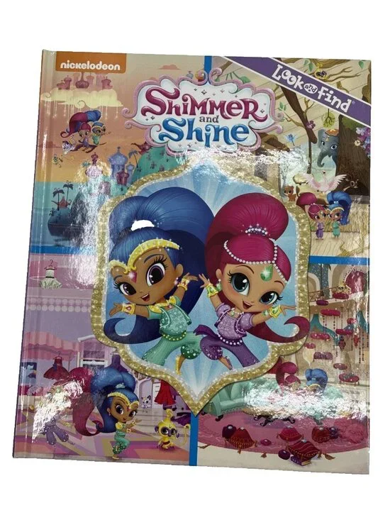 Nickelodeon Shimmer and Shine Look and Find Hardcover Activity Book Kids