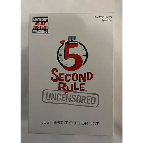PlayMonster 5 Second Rule Uncensored Adult Party Card Game