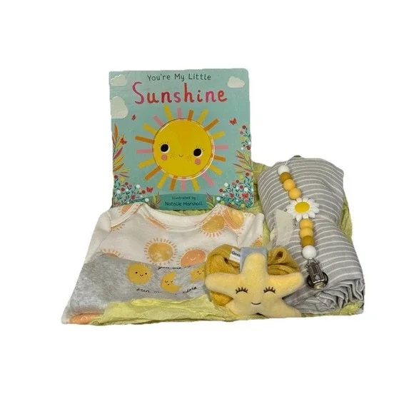 Unisex‎ Baby Shower Gift Box, You Are My Sunshine Newborn Present, Gender Reveal