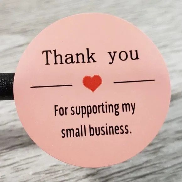 8/$20 100ct Thank You Stickers Round 1