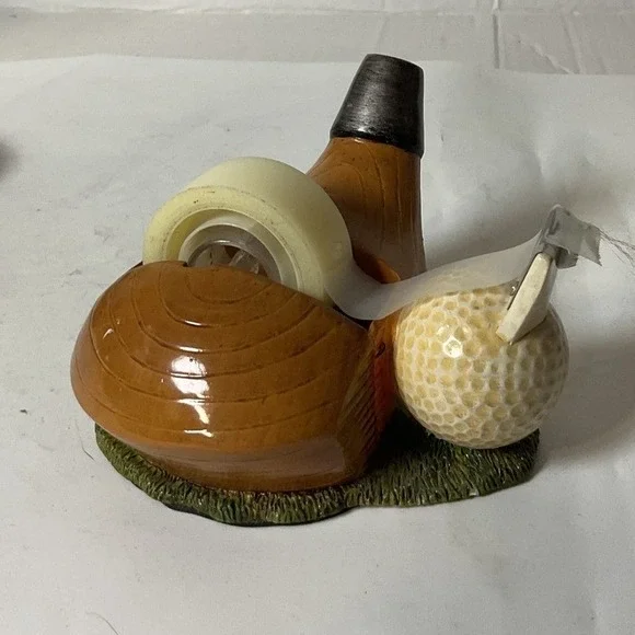 Golf Club Driver Golf Ball Tape‎ Dispenser Novelty Desk Decor Fun Office Gift