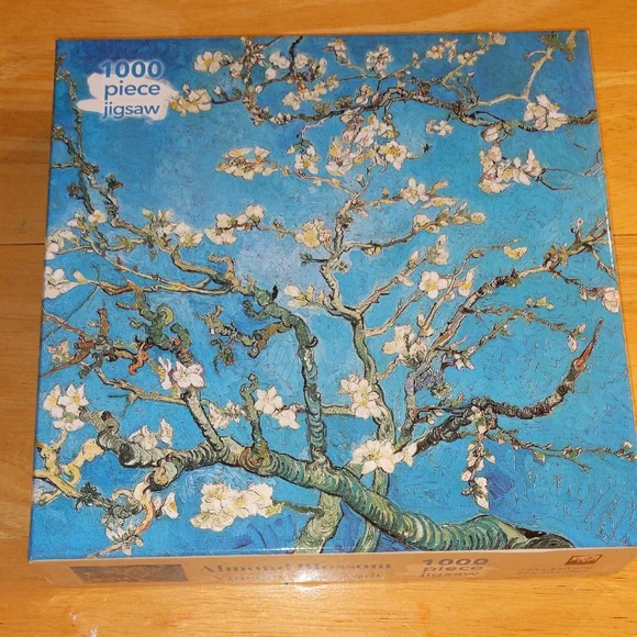 Vincent Van Gogh Jigsaw Puzzle Almond Blossom 1000 Pc Art Puzzle Tree Flower NEW