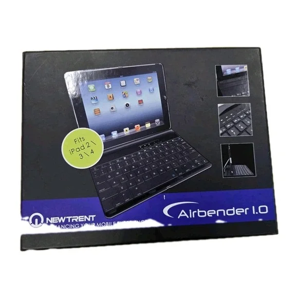 📱 NewTrent‎ Airbender 1.0 Wireless Keyboard Case for Apple iPad 2 / 3 / 4 Mode