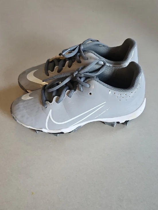 Nike Gray Softball Youth Cleats