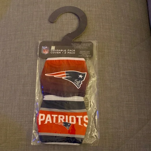 Patriots face mask pack of 2