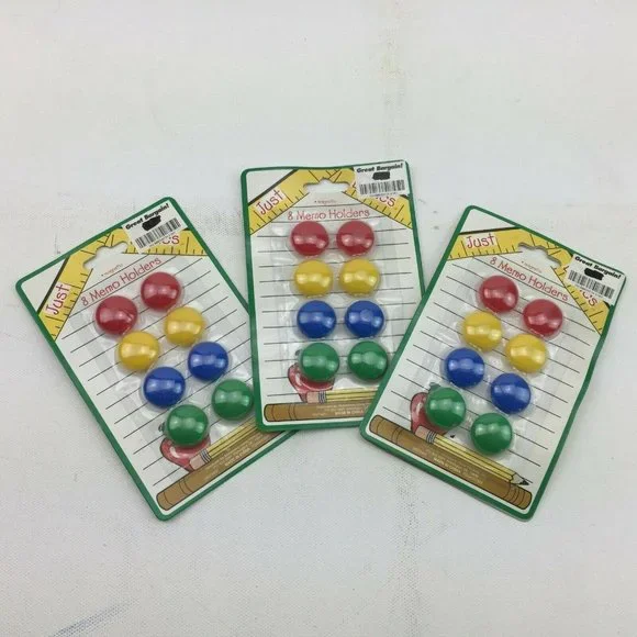 Just Basics Memo Holders 24 Magnets Classroom Supplies Teacher Refrigerator Art