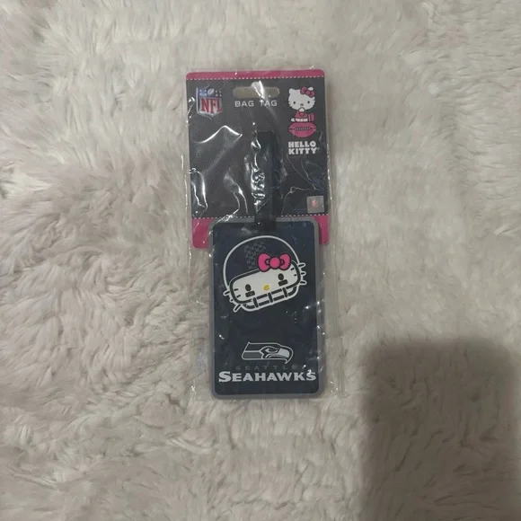NFL Seahawks x Hello Kitty Bag Tag