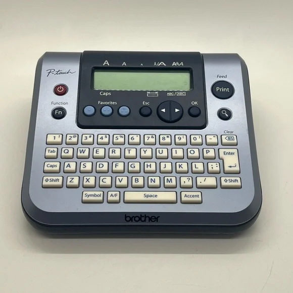 NWOT Brother P-Touch Electronic Label Printer PT1280 in Gray and Black