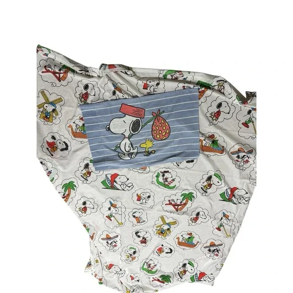 Snoopy Dreaming of World Travel Sheet 66