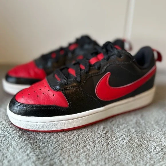 Nike Court Borough Low 2 Black University Red