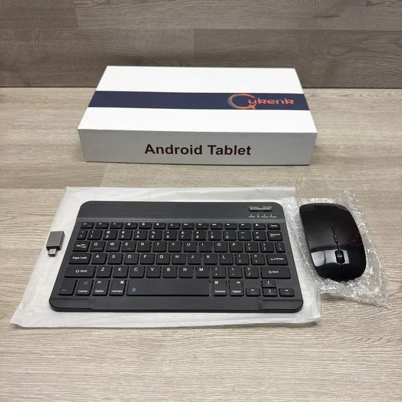 Ultrathin Wireless Bluetooth Keyboard for IOS, Android, Windows W/ Mouse USB's