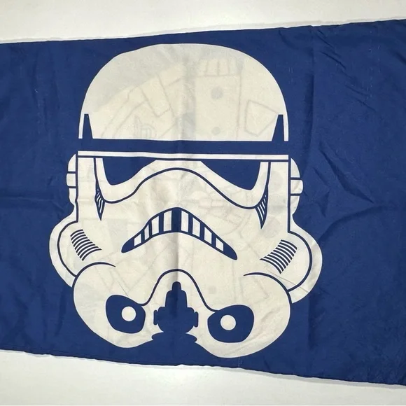 Star Wars‎ Blue & White Storm Trooper Millennium Falcon Pillowcase 29”