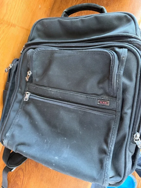 Tumi Black Rugged Nylon Men’s Backpack