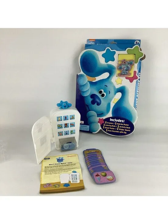 Blue's Clues & You Bundle Snack Match Game Fridge Giant Activity Kit Lot