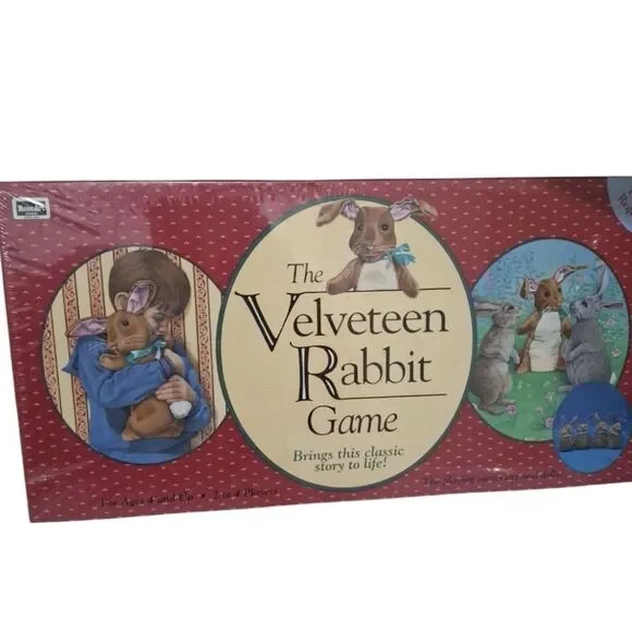 The Velveteen Rabbit Board Game Vintage 1994 Rose Art