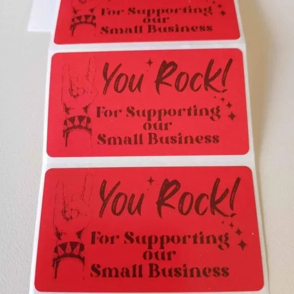 💙100 You Rock- Shipping Labels Thermal Packaging Stickers 2.25
