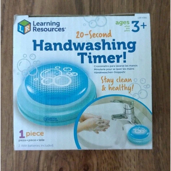 Learning Resources Kids 20-Second Handwashing Timer NEW Stay Clean and Healthy