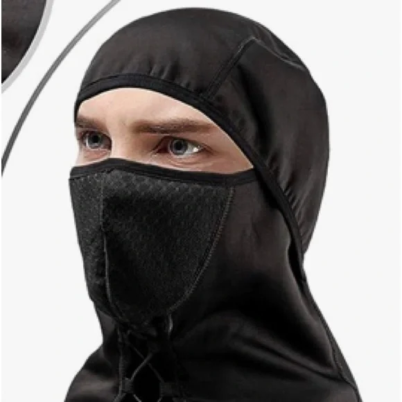 Ltrototea black ski mask NWT
