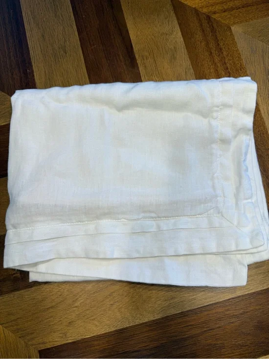 Fieldcreat White Linen King Pillow Sham