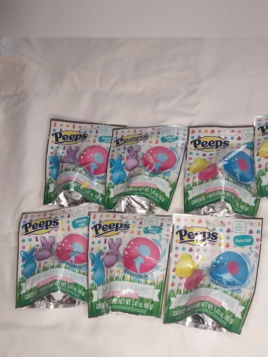 Peeps Color-Twist Marshmallow Scented Bath Bombs