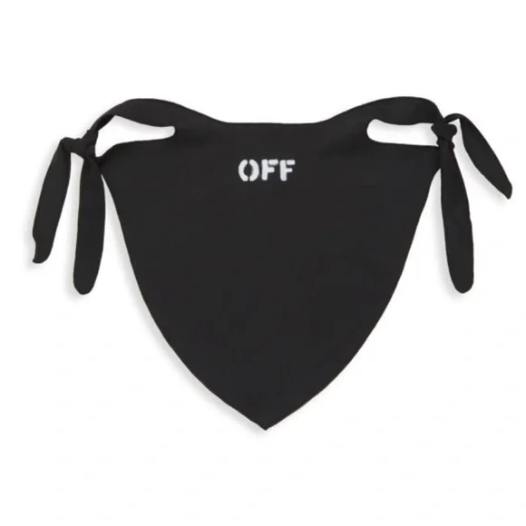 Off-White Off Bandana Mask Black