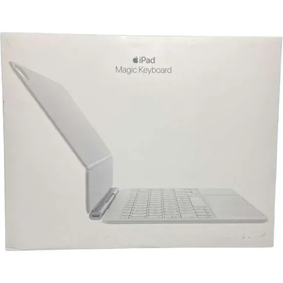Apple Magic Keyboard iPad Air 11-inch M3 6th Gen White Open Box US Eng MDFV4LL/A