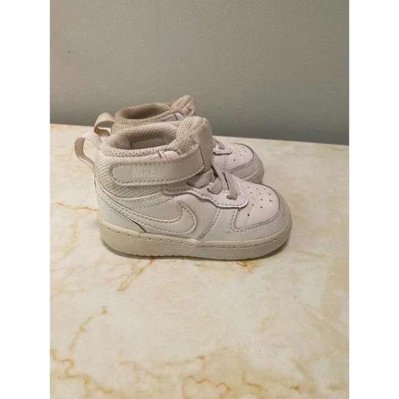 Nike Toddler High Top White With Nike Size 4C Air Force One Dunk Jordan
