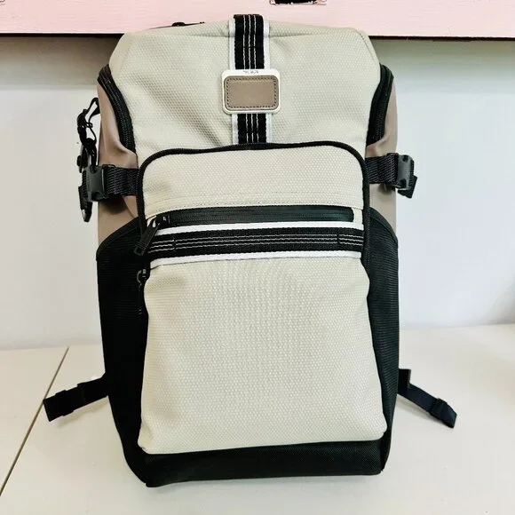 TUMI ALPHA BRAVO RESERVE UNISEX BACKPACK CHALK RUCKSACK