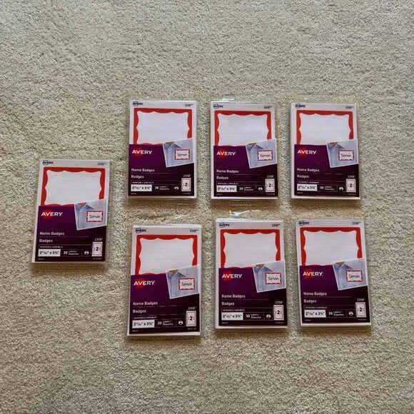 210 Avery Name Badges