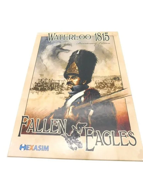 Waterloo 1815 Fallen Eagles Hexasim Board Game Bicentenary Edition Strategy War