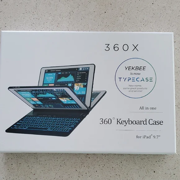 360° Keyboard Case for iPad 9.7