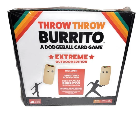 Throw Throw Burrito (A Dodgeball Card Game): Extreme Outdoor Edition