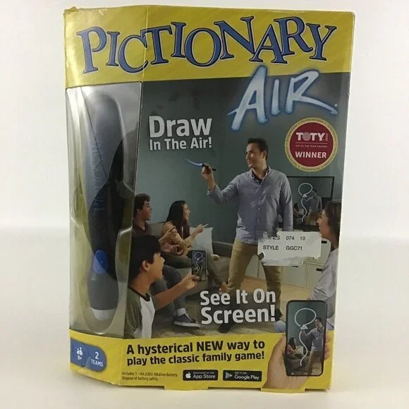 Pictionary Air Hysterical Party Game Draw In The Air See It On The Screen New