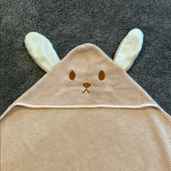 Cute Bunny Hooded Towel For Babies