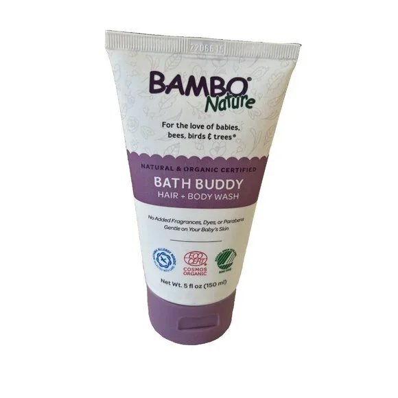 Bambo Nature Bath Buddy Shampoo and‎ Body Wash Unscented 5 oz. 150246 1 Ct