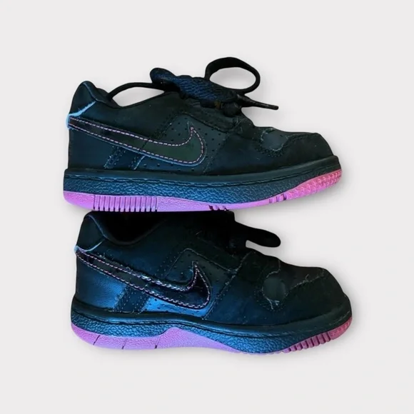 Nike | Toddler Black‎ & Pink Sneakers Lace Ups Athletic Size 5C