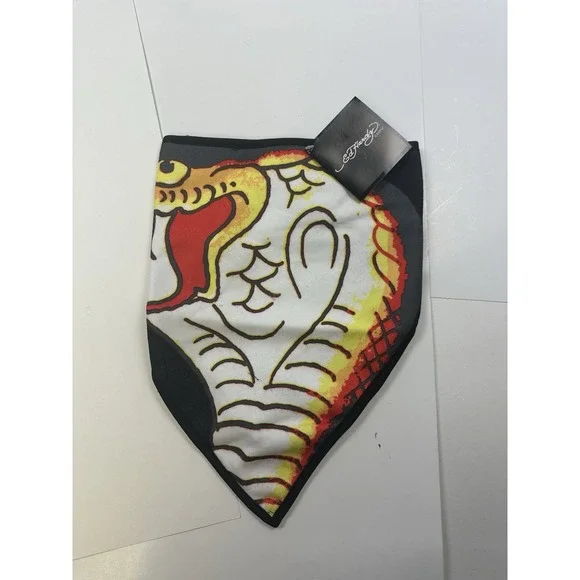 NWT Ed Hardy Snow y2k 2000s Men's One Size Snowboarding bandana coverup gaiter