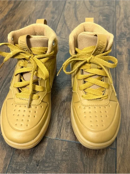 Nike Court Borough Mid 2 Sneakers in Wheat