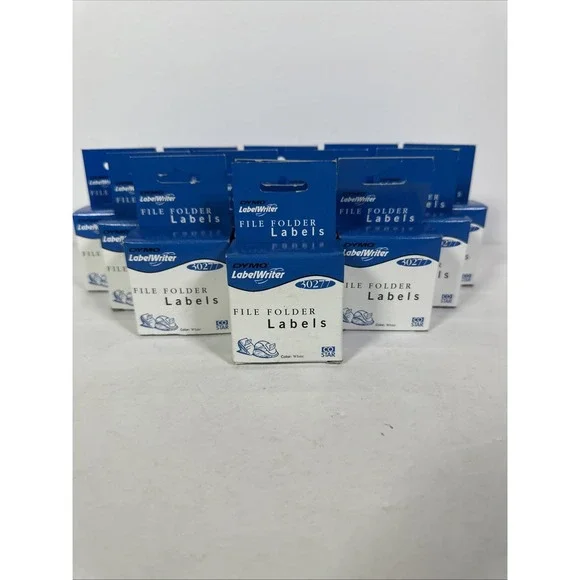 Lot of 13 Dymo File Folder Labels 30277 9/16