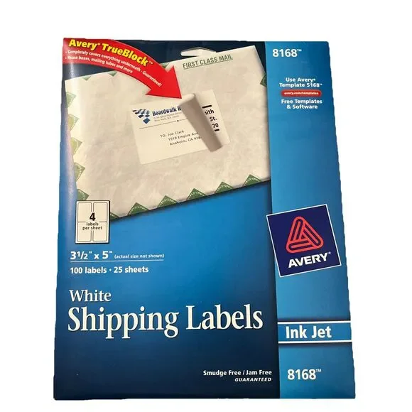 Avery 8168 Shipping Label - 3.5