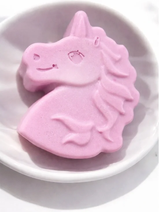 Vanilla lavender soap handmade Purple Unicorn 3x2in 6oz shea butter