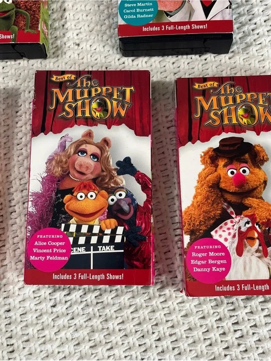 Best of Muppets Show VHS Lot of 6 Time Life 2000 Collection Set