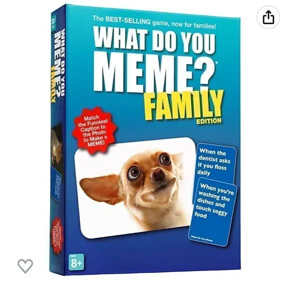 NEW IN BOX What Do You Meme Family Edition Game Family Friendly Party Card Game