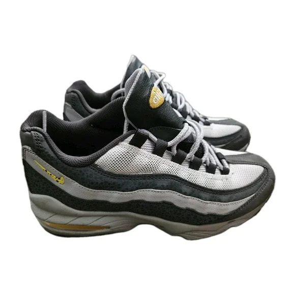 Nike Air Max 95 Sneakers US Sz 7Y Safari Reflective Amarillo BV1245-001 Sports‎