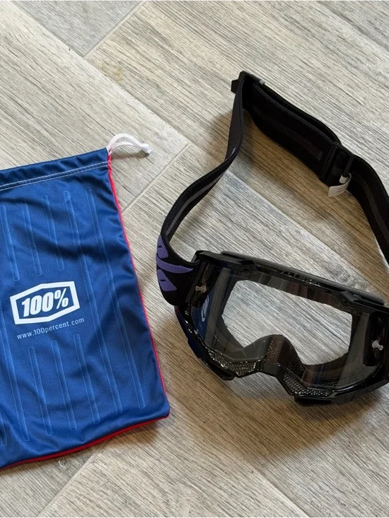 100 Percent Accuri 2 Motocross Mountain Biking Adult Goggles (Moore Clear Lens)