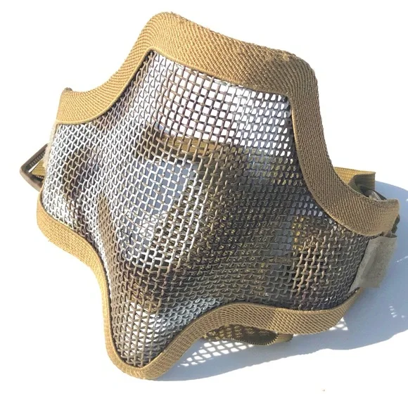 Airsoft Half Face / Throat Mesh Mask