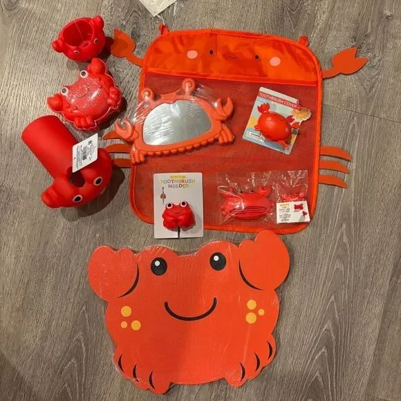 Kid's Crab Bath Set 9 Pieces