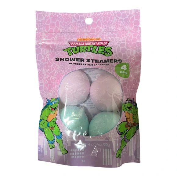 Nickelodeon TMNT 4 pack shower steamers